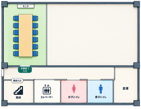 会議室C レイアウト